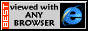 Best viewed with Any browser sticker